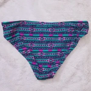 Billabong | Swim | Billabong Strappy Pattern Bikini Bottom Low Rise ...